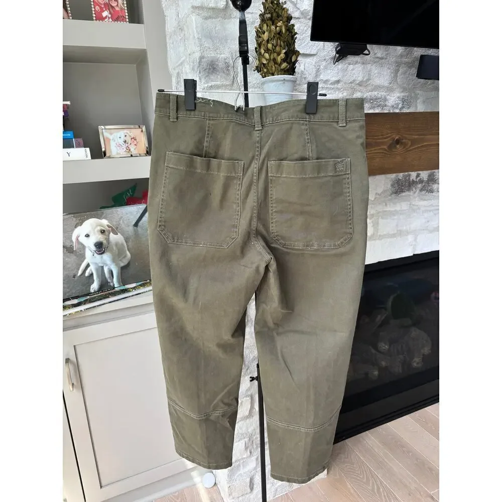 Alpine Design Women's Vintage Olive Barrel Pants Size 8